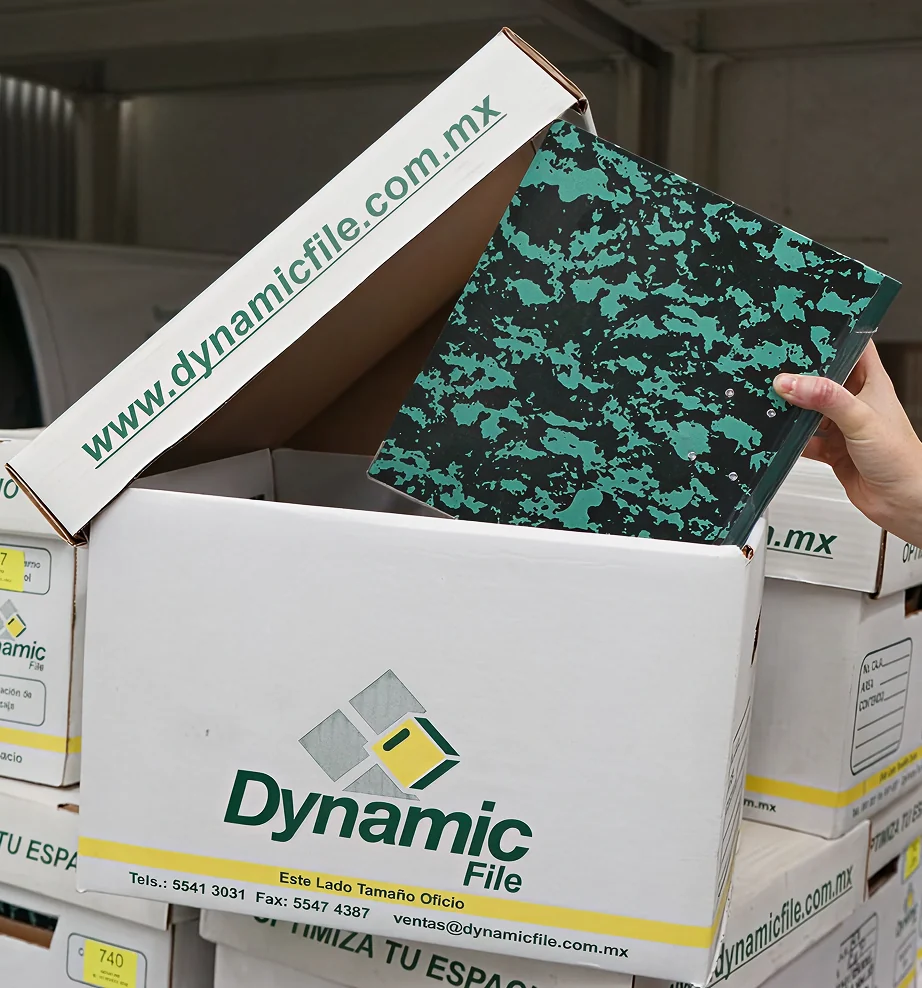 Caja de archivo Dynamic File con expediente documental